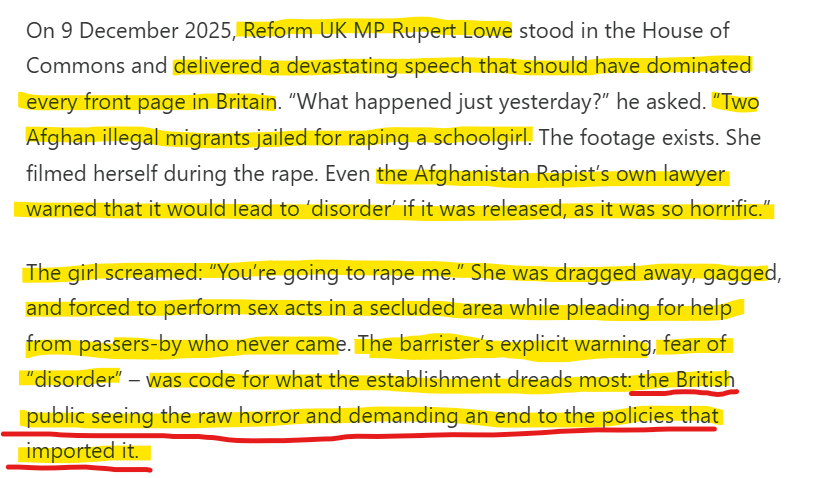 StevenS23337721's tweet image. #Britain’s Grooming Gang Nightmare: 
Media and State Complicity in the Industrial-Scale RAPE and SEXUAL SLAVERY of Young #British Girls by #Muslim INVADERS

RAIR Foundation USA
(Video)
rairfoundation.substack.com/p/britains-gro…