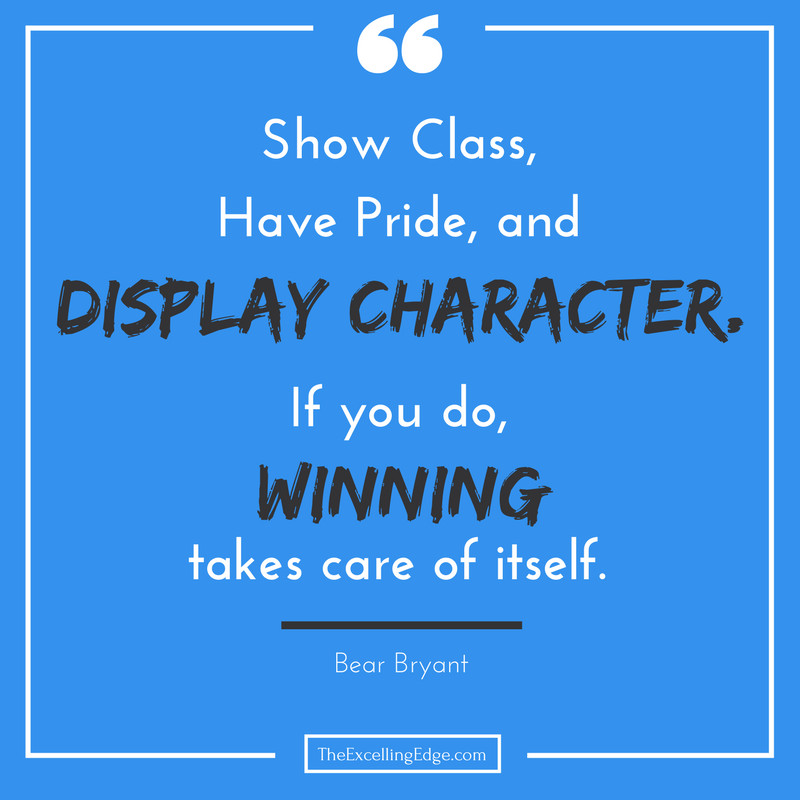 JustinRFoster's tweet image. CLASS ACT athletes perform BETTER on &amp;amp; off the field!

Take it from Bear 
theexcellingedge.com/want-athletes-…

#teamculture #accountability #character #coaching #NCAA