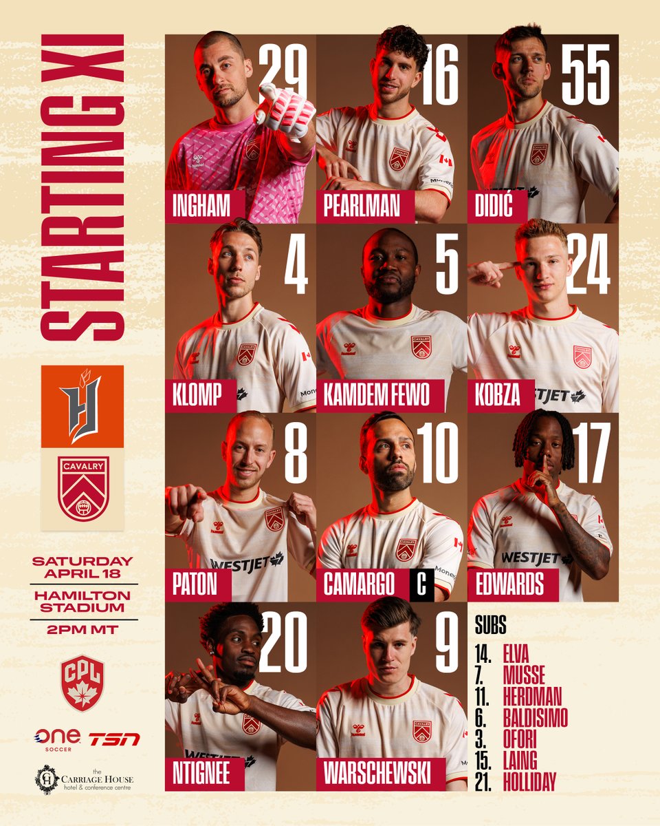 CPLCavalryFC's tweet photo. How we line up against Forge 🐎

Come on you Cavs!

@carriagehouseab https://t.co/eW9b69yEgl