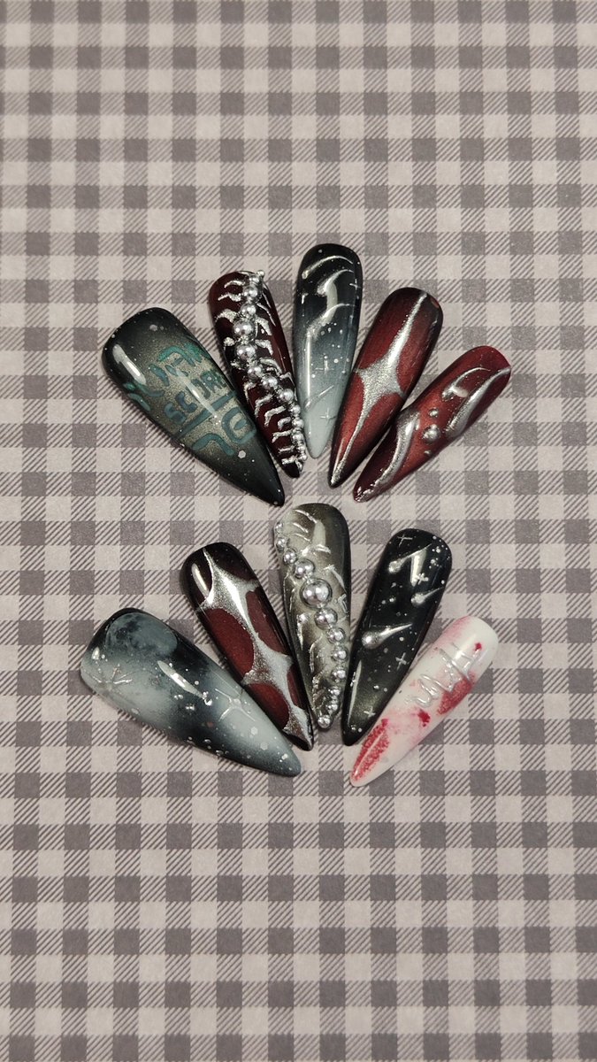 MagicStvdios's tweet image. 🔪 𝗥𝗮𝗿𝗲 𝗖𝗟𝗔𝗪𝗦 𝗳𝗼𝗿 𝗙𝗥𝗘𝗔𝗞 𝗽𝗲𝗼𝗽𝗹𝗲

🌸 Handmade press on nails for those who DARE to be different!

✦ Alternative nailart
✦  #Worldwide shipping

👇 Shop now on Etsy 👇
etsy.com/es/shop/MagicS…

#PressOnNails  #AnimeNails  #NailArt  #UñasPostizas  #AltFashion