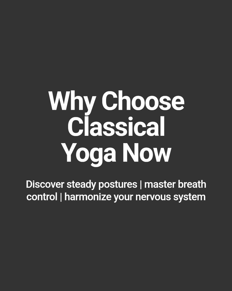 classical_yoga's tweet image. More people choose classical yoga for lasting inner balance | Steady postures, breath control, nervous system harmony | What draws you to authentic yoga?

Upcoming Workshops yoganebula.com/hatha/isha-hat… #classical #isha #sadhguru