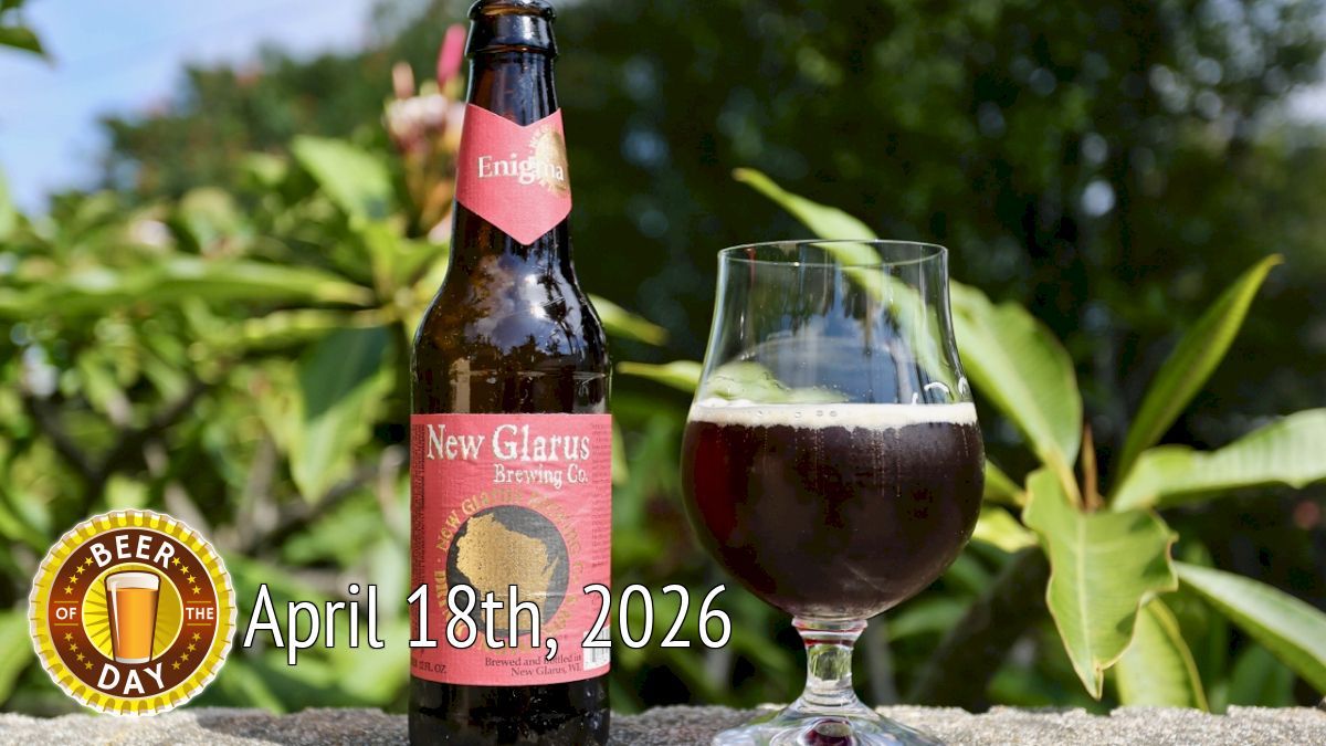 BeerOfTheDay's tweet image. Beer of the Day for Apr 18th: New Glarus Enigma from New Glarus Brewing Company (botd.us/TAwMmM) in New Glarus, WI. #beergeek #ilovebeer #lovebeer #beersnob #beertography #beer #drinklocal #craftbeer @spottedcow_wisc