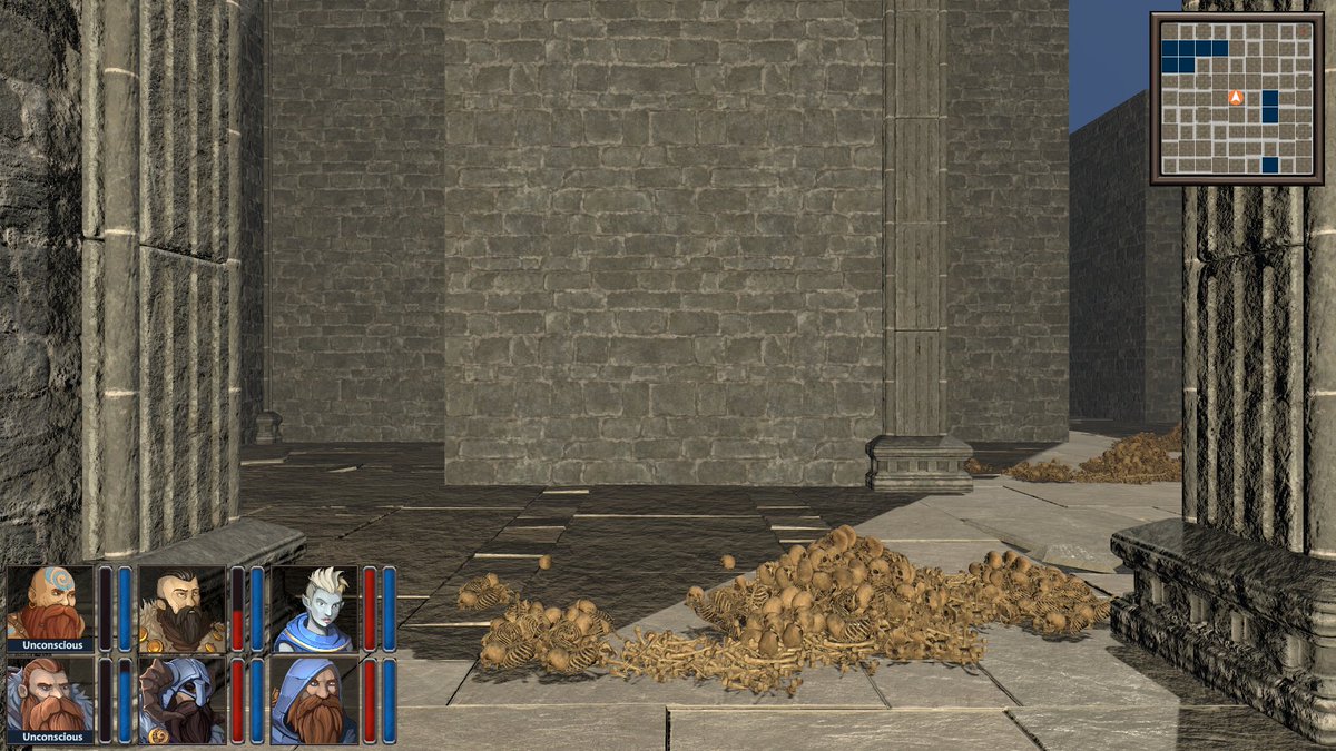 Dragon_Dropper's tweet image. Working on the Troll Fortress in Toward The Ice RPG. Don't mind the skulls, they're just decorative. No danger here. #gamedev #rpg #dungeoncrawler