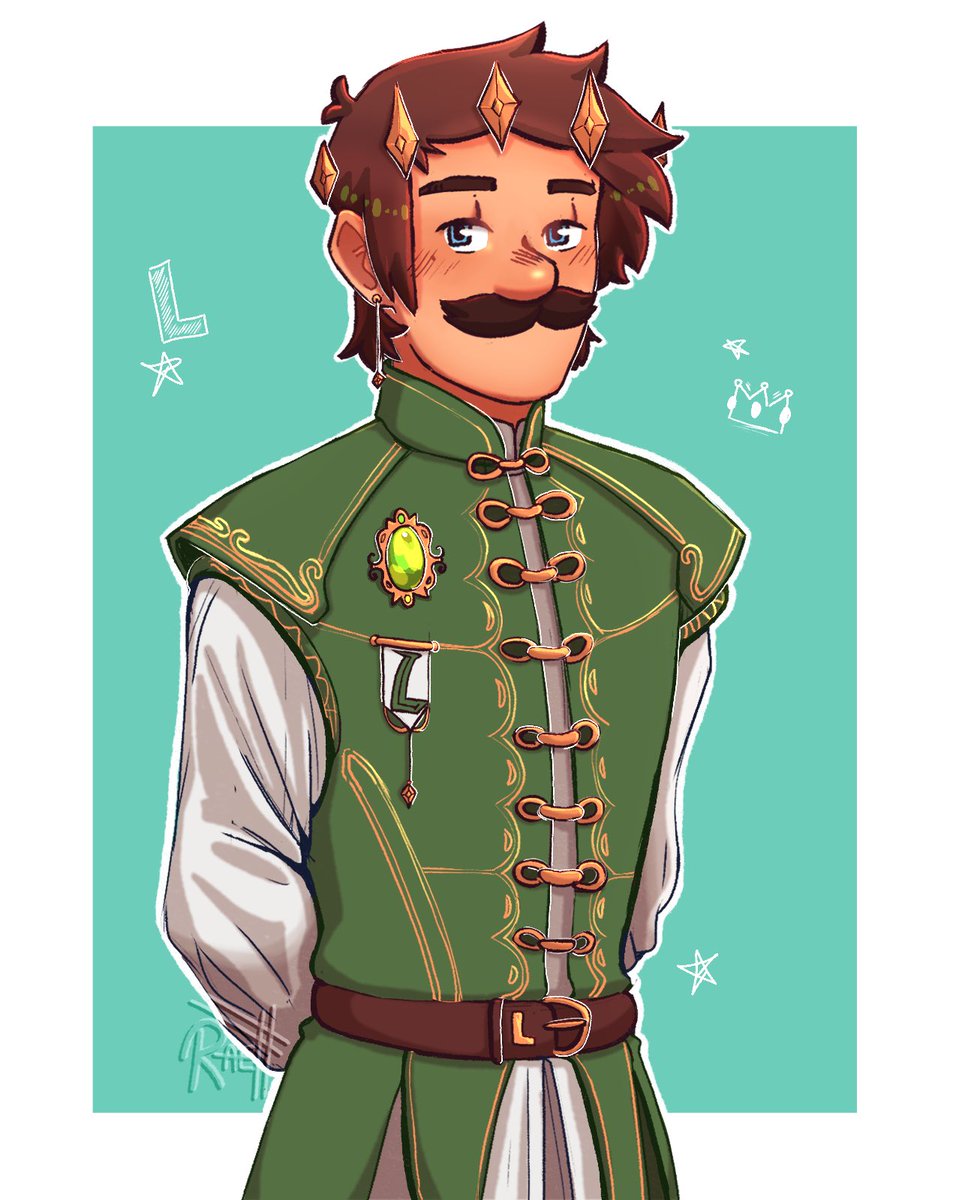 BoxxRae's tweet image. Fancy guy #luigi 
#smb #supermariobros #fanart