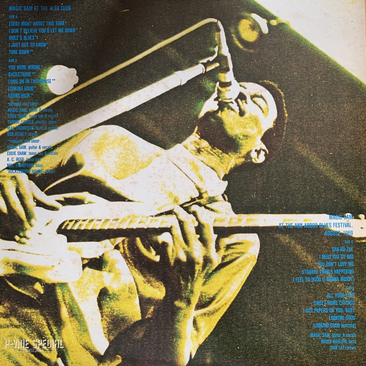 ayama5's tweet image. #Blues 68
Magic Sam Live
録音状態の悪さが逆にマジック・サムの魅力を引き出している稀有なライブアルバム。パンキッシュで生々しいブルース
が味わえる愛聴盤です👍
At The Alex Club 1963/64
youtu.be/vLrHhCJ_M60?si…
Ann Arbor Blues Festival 1969 
I Feel So Good 
youtu.be/kwX2j5E1dlg?si…