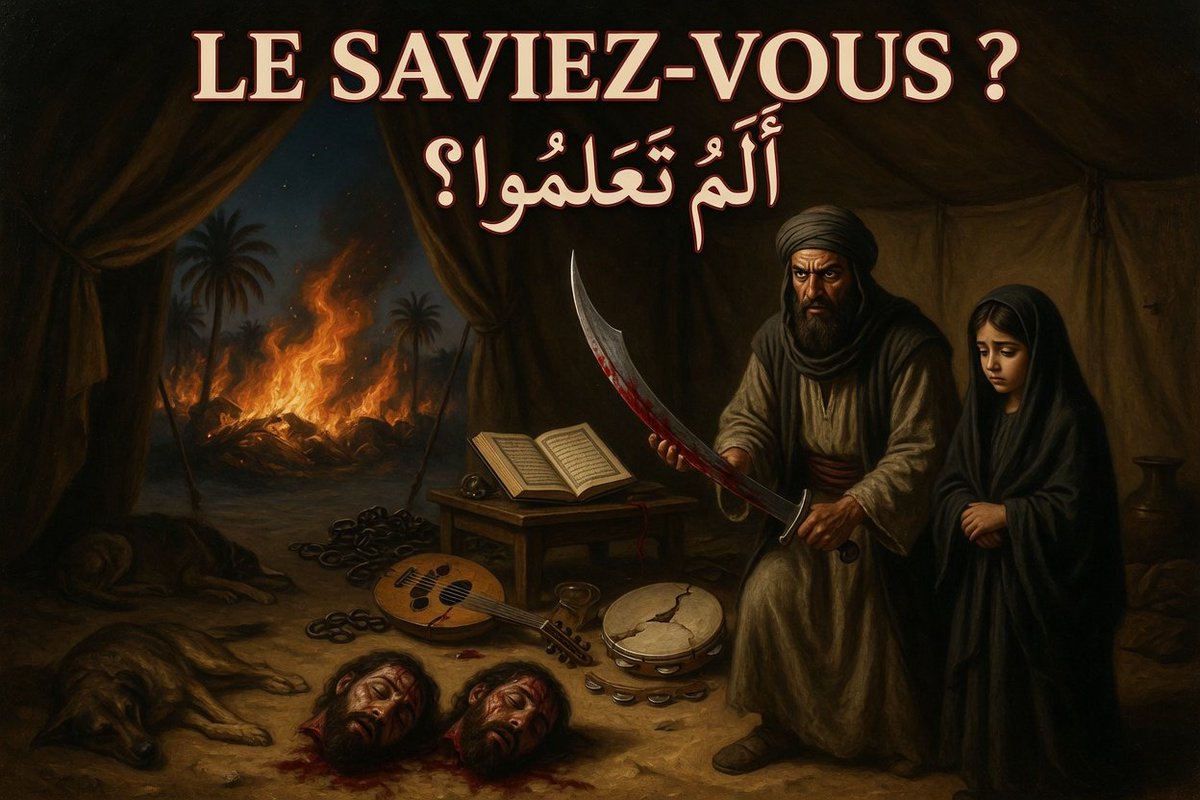🚨 Le saviez-vous ?

Le Prophète Muhammad, selon les sources islamiques authentiques elles-mêmes, avait un sacré pedigree…  

Voici les faits, sourcés :

-👦 Pédophile &amp; violeur d’enfant : Aïcha mariée à 6 ans, relation consommée à 9 ans → Sahih al-Bukhari 5134

-🔫 Violeur de