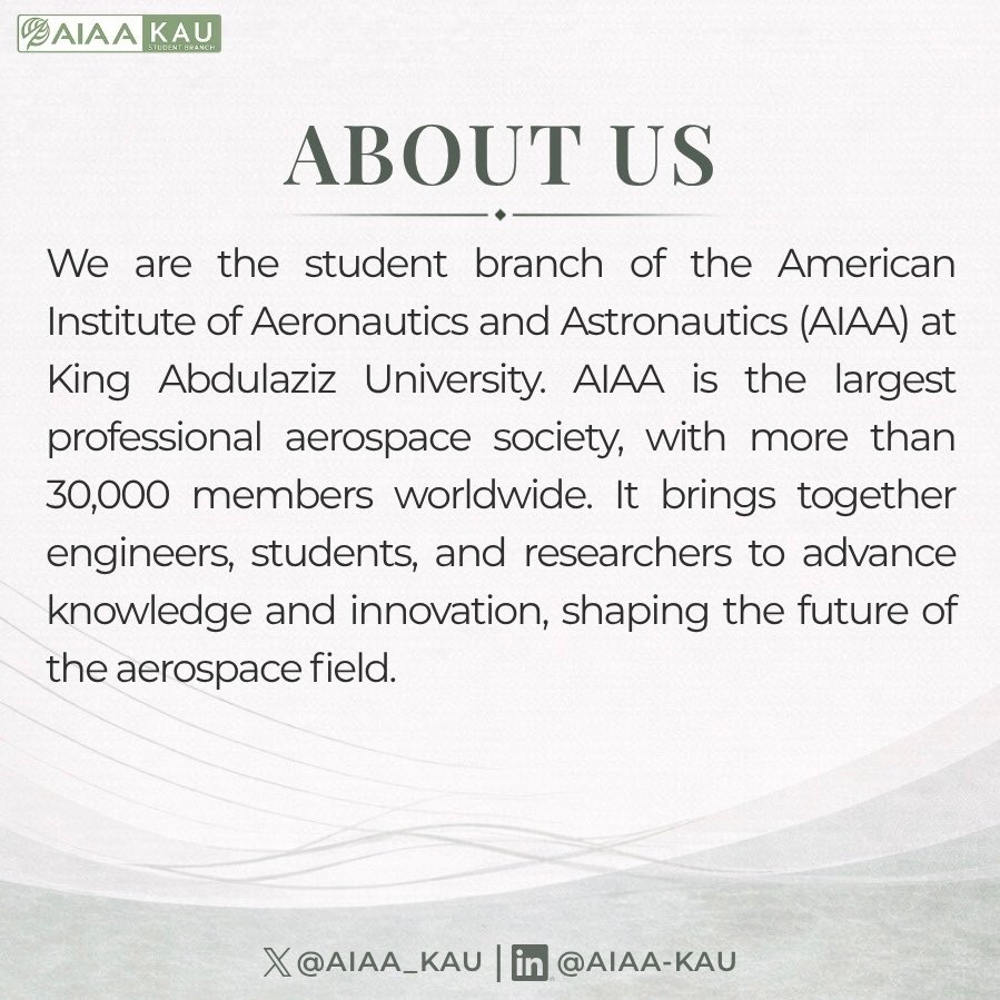 AIAA | KAU Student Chapter tweet media