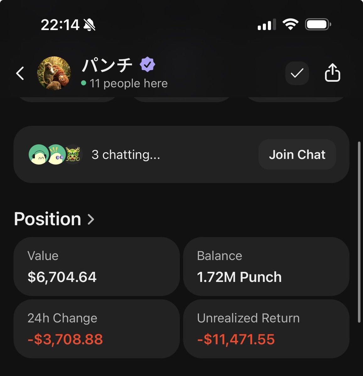 rulerofcoin's tweet photo. I still believe. #punch to billions https://t.co/7MTh1y5Z5p
