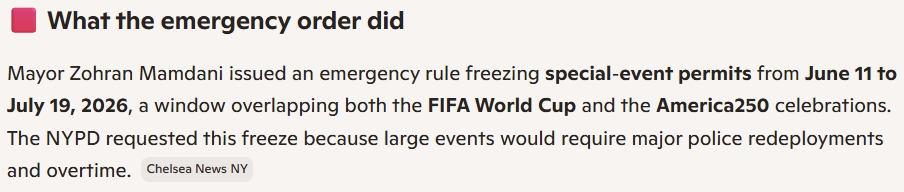 SoUWanaBaSinger's tweet image. The same people who claim to #BackTheBlue are complaining about an order requested and approved by Mayor Mamdani for #NYC celebrations in #TimesSquare You can't make this stuff up. lol #hypocrites