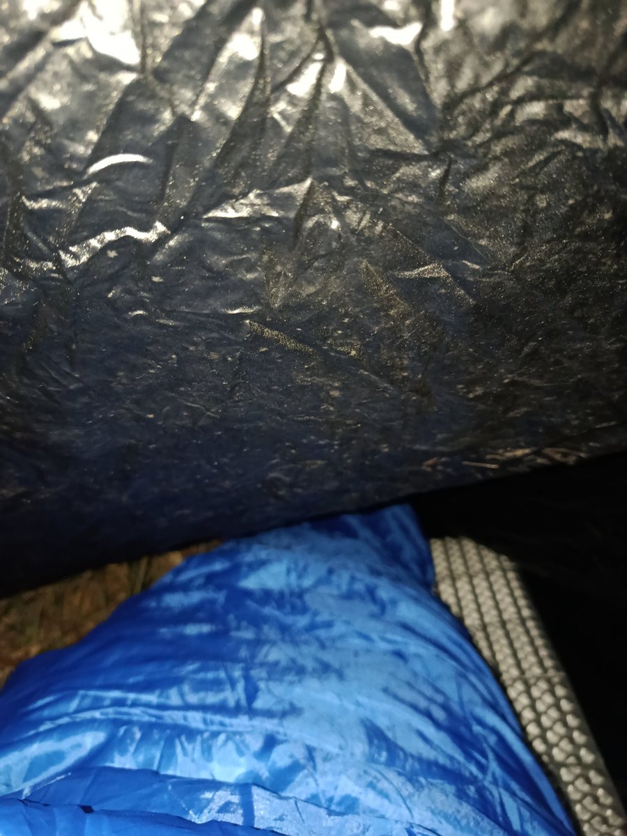 Première nuit en bivouac, priez pour moi