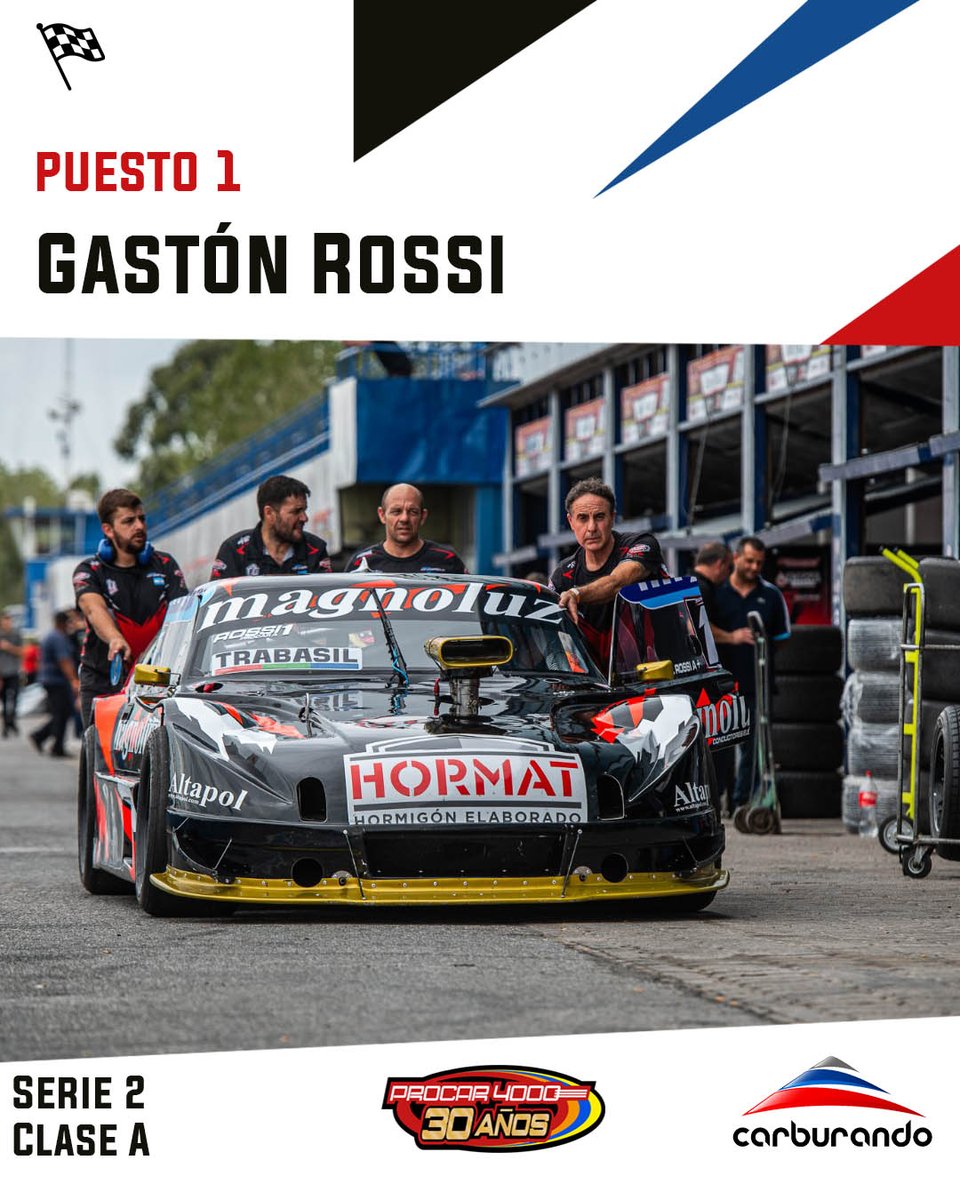 CarburandoTV's tweet image. 🏁La Clase A del @Procar_4000 completó sus series en Toay.

Serie 1:

🥇 @tikiperezbravo
🥈 Alan Guevara
🥉 Cristian Valencia

Serie 2:

🥇 Gastón Rossi
🥈 Fabián Battilana
🥉 Oscar Sánchez

La carrera será mañana a las 11:30hs

#Procar #PérezBravo #Rossi