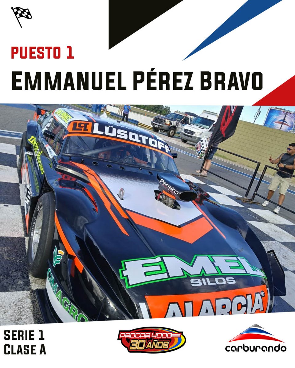 CarburandoTV's tweet image. 🏁La Clase A del @Procar_4000 completó sus series en Toay.

Serie 1:

🥇 @tikiperezbravo
🥈 Alan Guevara
🥉 Cristian Valencia

Serie 2:

🥇 Gastón Rossi
🥈 Fabián Battilana
🥉 Oscar Sánchez

La carrera será mañana a las 11:30hs

#Procar #PérezBravo #Rossi
