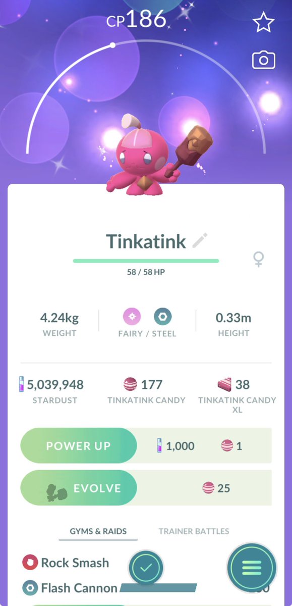 Got a couple of Shiny Tinkatinks! Huzzah! #games #gaming #PokémonGO #videogames #gamers