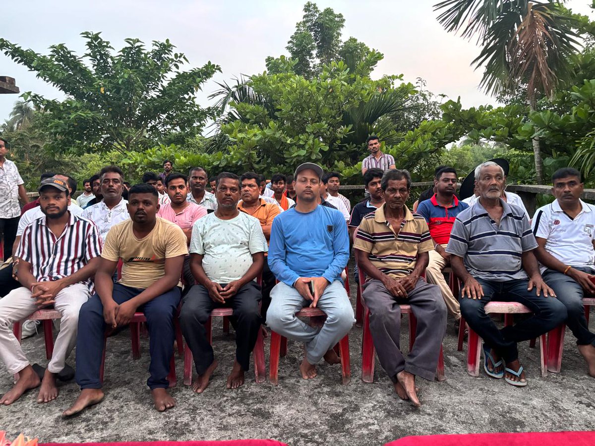 PrasenjitOFC's tweet photo. On 18.04.2026, BJP #State_Committee_Member &amp; Incharge of Diamond Harbour (DH) District , Shri #Prasenjit_Bhowmik was present during Yuba Morcha Sanmelan of Budge Budge AC at Bawali Budge Budge AC karyalaya under DH District

@sunilbansalbjp @amitmalviya @SamikBJP @BJP4Bengal https://t.co/pwccWNmadj