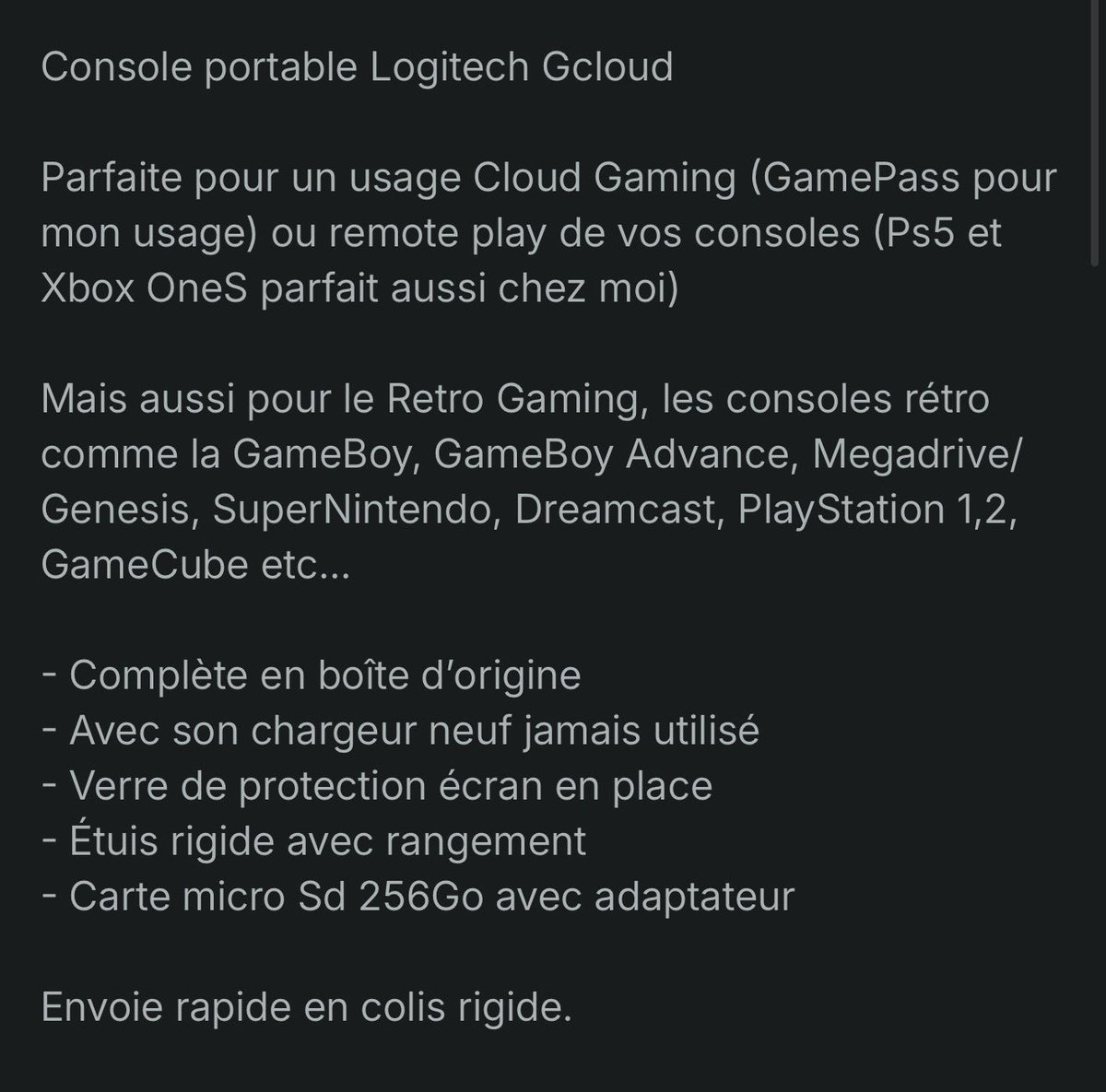 Retrographiks88's tweet image. Dispo pour les fans de Cloud Gaming et de rétro. 

Infos et tarifs et DM 😉👍🏻

#cloudgaming #logitech #retrogaming