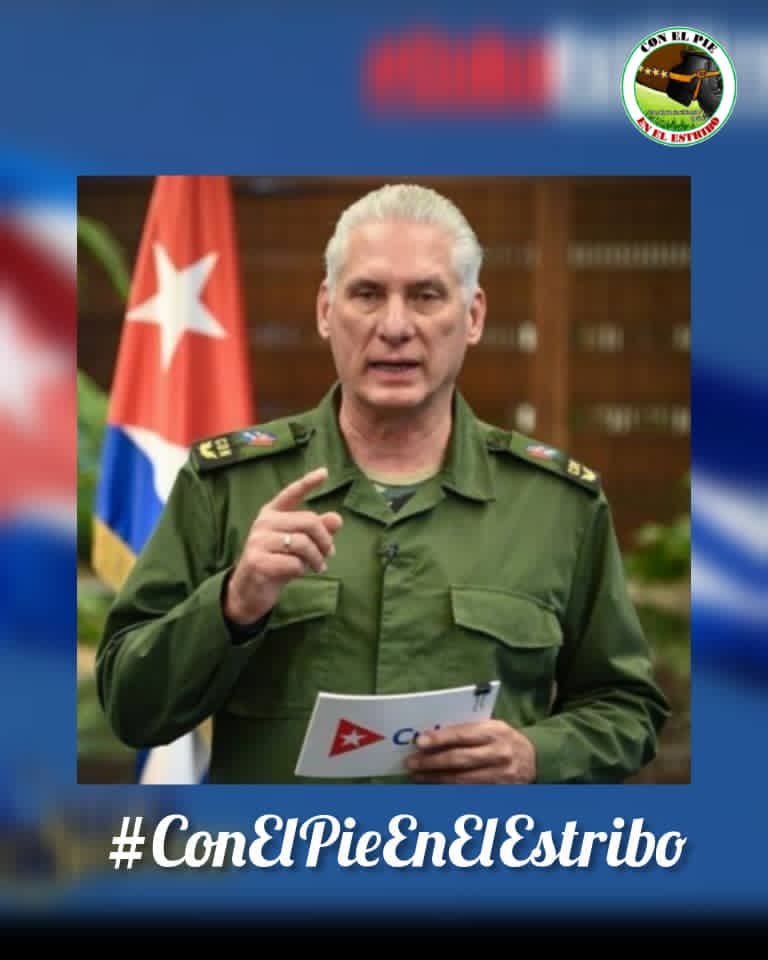 (...)Cuba no será jamás un trofeo, ni una estrella más de la constelación estadounidense...

“¡Girón es hoy y es siempre!”. 

"La Patria se defiende y es indiscutible"

#GirónEsHoy 
#CubaEstáFirme 
#ConElPieEnElEstribo