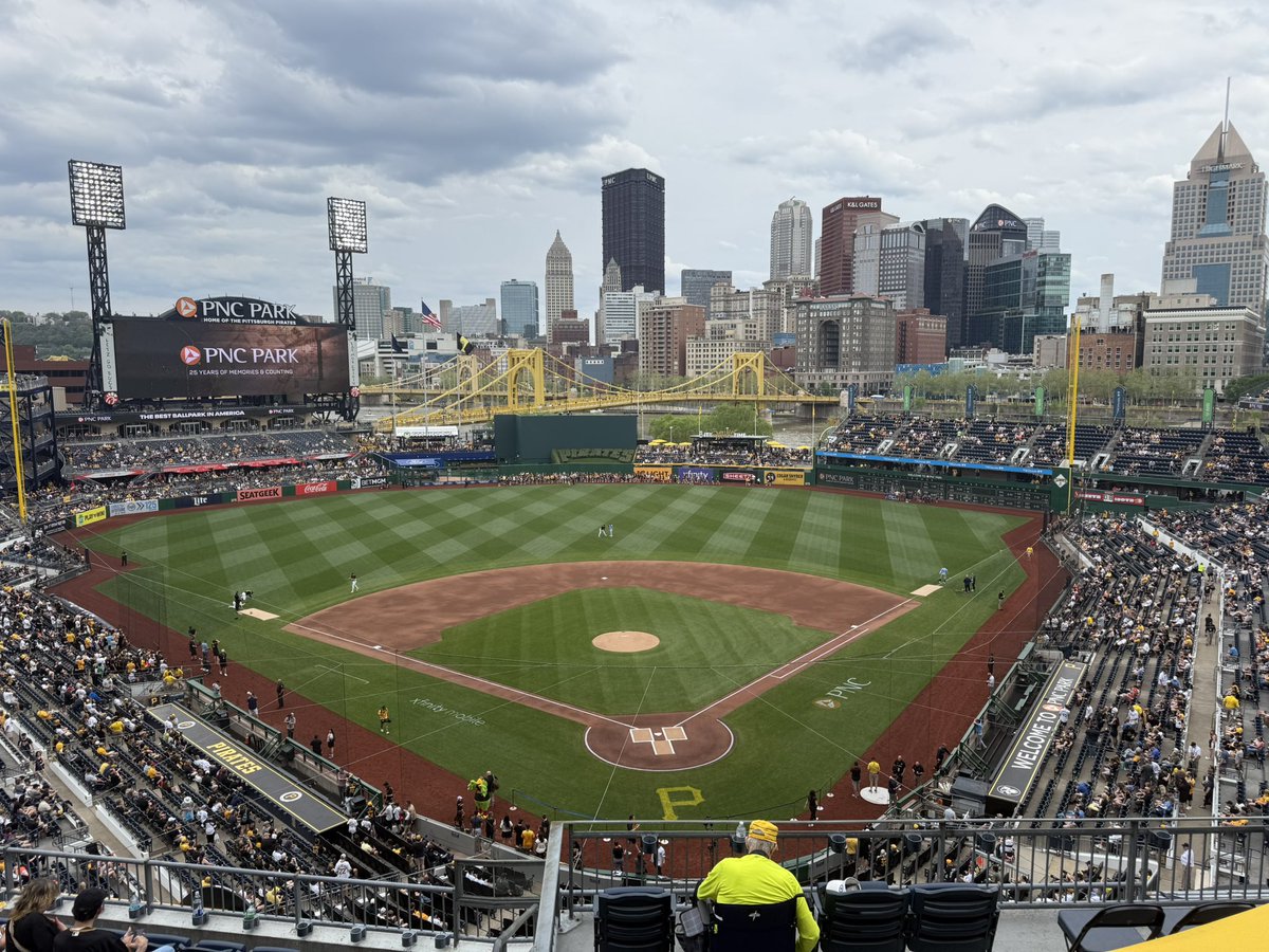 Slgsreds384's tweet photo. First time at PNC park. Paul Skenes day in a beautiful park. https://t.co/yaRJkXlBRA