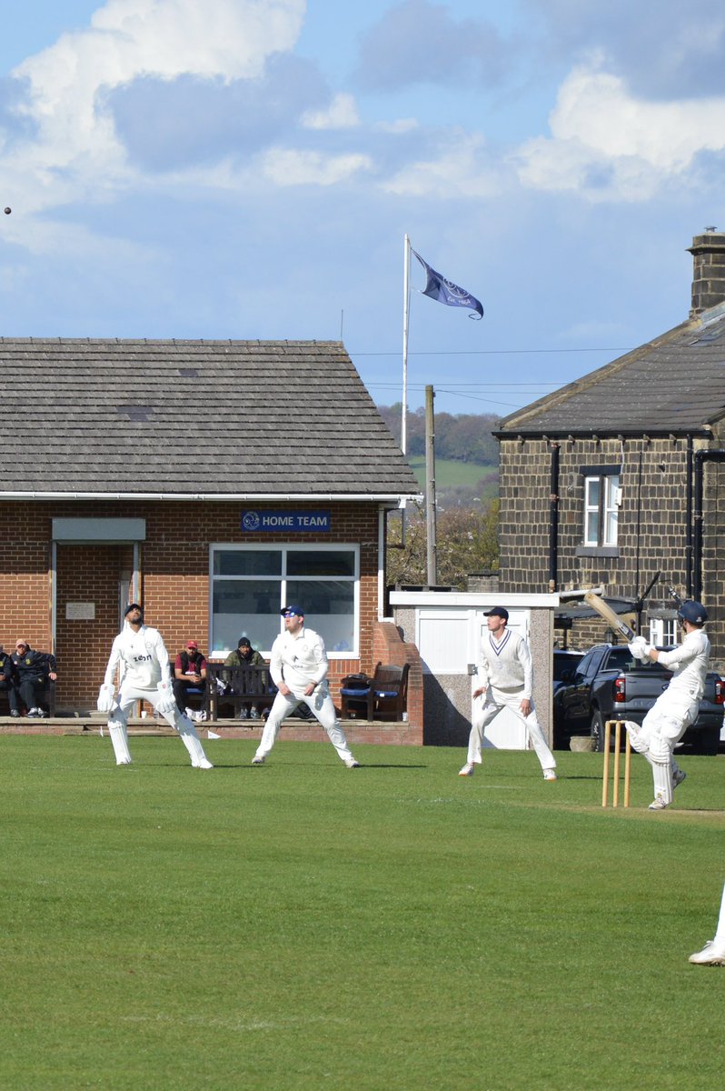WoodlandsCC1's tweet photo. The 1st XI get it done at Farsley on the opening day chasing down 224. 62 & 3-46 from Brad and 4-80 Henry the ⭐️ men #UpTheWCC https://t.co/Nhvy03WqPa