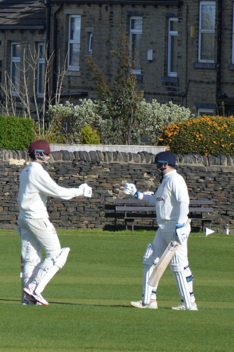 WoodlandsCC1's tweet photo. The 1st XI get it done at Farsley on the opening day chasing down 224. 62 & 3-46 from Brad and 4-80 Henry the ⭐️ men #UpTheWCC https://t.co/Nhvy03WqPa