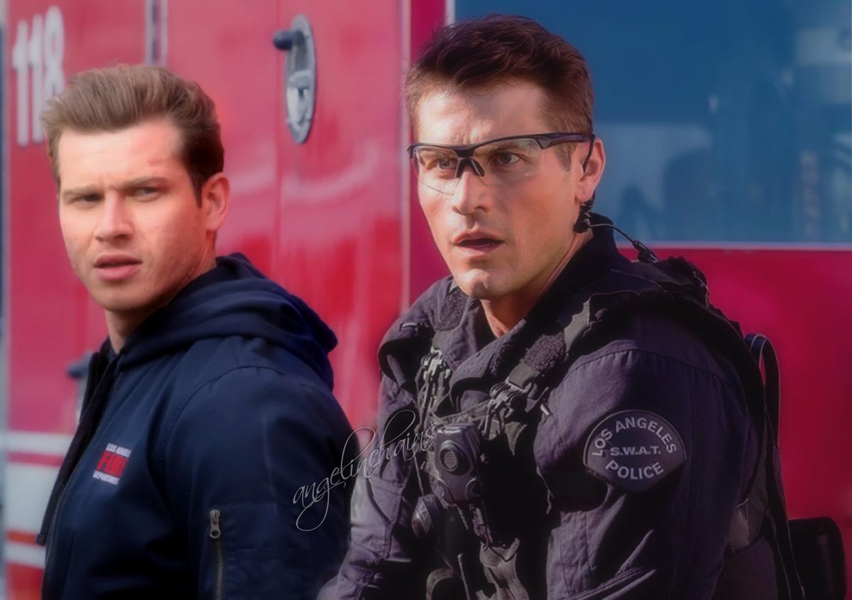 SPNEurope's tweet photo. Kindly blame @iamsyerah for what is about to unfold. It was an Evan Buckley/Donovan Rocker post that sparked this idea. And I am tempted to roll it out on AO3 if you are interested. The art is entirely Photoshop and Corel. #evanbuckley #donovanrocker #bucktommy #tevan #swatcbs #911onABC #LouFerrignoJr
Twin Flames, Different Fires
Buck was confused, and the confusion only sharpened every time Donovan Rocker stepped into view. Who was this guy who didn’t just resemble Tommy? No, resemblance was too soft, too forgiving. Donovan looked exactly like his hot ex, right down to the way his hair curled at the ends when humidity was hitting hard and the shape of his mouth when he focused.
At first, Buck thought someone was messing with him. A prank. A cruel coincidence. The universe had a habit of throwing strange things at him whenever he started to feel steady. But this wasn’t a trick. Donovan was real, respected, and apparently well-liked among the two teams assigned to protect the LAFD. He carried himself with a quiet discipline Tommy never had. His voice was steadier. His posture is more controlled. His eyes held a different kind of history.
And still, when Buck closed his eyes, he could swear Tommy was speaking. The cadence was identical. The warmth under the words. The subtle lift at the end of a sentence that used to pull Buck in without warning. It made his pulse stumble.
The others noticed too. They kept glancing between Donovan and Buck as if waiting for something to snap. Irritation simmered in the room, not directed at Donovan exactly, but at the uncanny resemblance none of them knew how to process. Every time Donovan walked in, the air tightened.
Buck tried to focus on the job. He tried to remind himself that this man was not Tommy, that this was just a face, just a coincidence, just the universe being weird again. But his body didn’t care about logic. His memory didn’t care about facts. His heart definitely didn’t care about the difference between past and present.
Donovan finally approached him during a lull, when the others were distracted with strategy. He stopped a few feet away, studying Buck with a polite curiosity that had nothing to do with the storm Buck was fighting. Donovan didn’t know. He couldn’t know.
"You’re Buckley, right?" Donovan asked. His tone was calm, professional. Nothing like Tommy’s impulsive warmth. But the voice. The voice hit Buck like a fist to the ribs.
Buck nodded, trying to keep his expression neutral. "Yeah. That’s me."
Donovan offered a small, reserved smile. Tommy’s smiles had been brighter, reckless, the kind that made Buck feel like he was standing too close to a fire. Donovan’s was quieter, but it still landed in the same place.
"I’m still learning everyone’s names," Donovan said. "Didn’t want to get yours wrong."
Buck forced a breath. "You got it right."
Donovan chuckled softly, unaware of the way the sound slid under Buck’s skin. He wasn’t flirting. He wasn’t hinting. He wasn’t doing anything except existing in a body that looked like someone Buck had once loved too hard and lost too fast.
Across the room, someone muttered something about déjà vu. Someone else elbowed them. Buck ignored it.
Donovan gave a polite nod and moved on, completely oblivious to the emotional landmine he had just stepped over.
Buck watched him go, heart thudding in a rhythm he didn’t want to recognize.
Whatever fate had planned for him, this was shaping up to be a rollercoaster of the weirdest kind. The kind that dragged old wounds into the light and dared him to pretend they didn’t still ache. The kind that made him wonder if the universe was nudging him toward something he wasn’t ready to face.
And Donovan, with Tommy’s face and not-Tommy’s everything else, was right at the center of it.