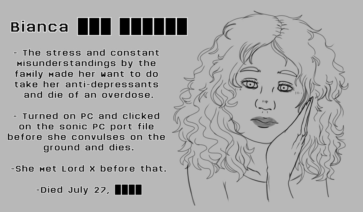 BiancaTronicX's tweet image. I'm still not happy with the result of this bio, but I hope you like it.

#Asoulinthecage #sonicexe #myoc #BrianGriffinPlush