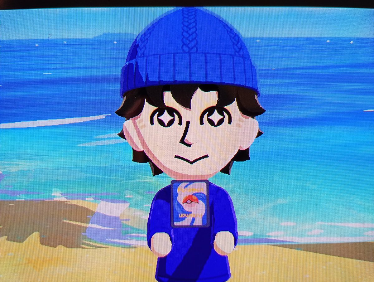 l0nss_'s tweet photo. JAJAJ le hice una carta Pokémon a Rub, la perdió en la playa y Qckty la encontró 
Rub se enamoro de inmediato 😭😭 https://t.co/spNGrfRSFG