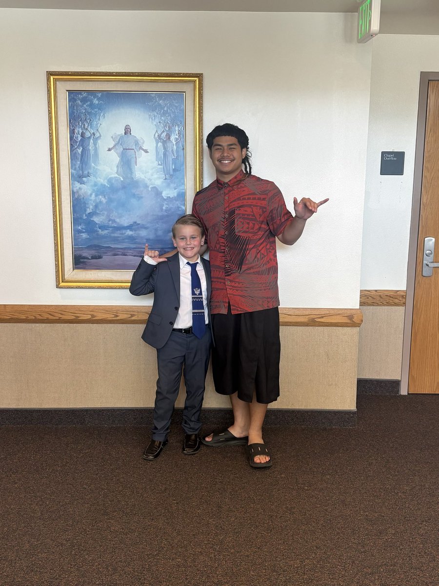 theezrasanelivi's tweet photo. congrats truman!! i was happy to see one of my good friends little brother get baptized today. #GoCougs💙 https://t.co/C8SwymKQX6