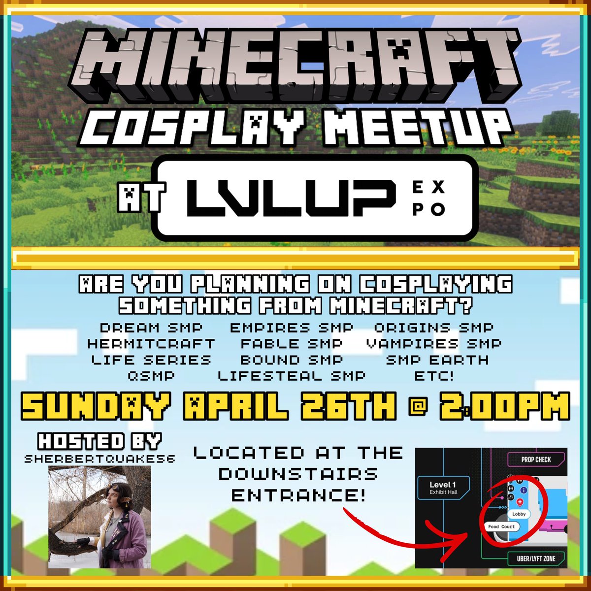 Sherbertquake @ LVL UP EXPO !! tweet media