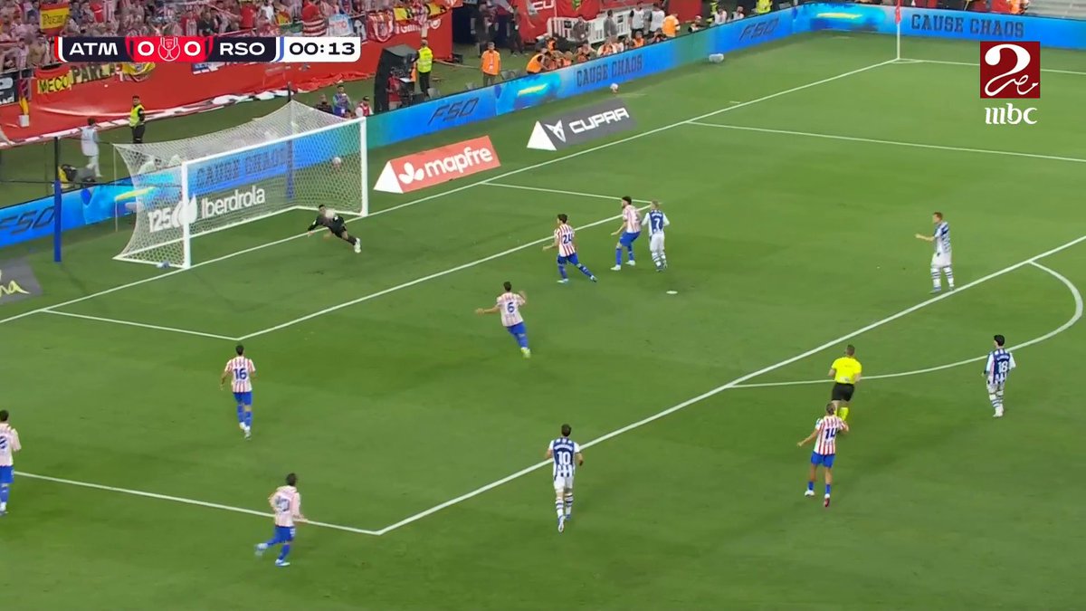 ريال سوسيداد يصعق أتلتيكو مدريد بأسرع هدف في تاريخ نهائي كأس الملك 