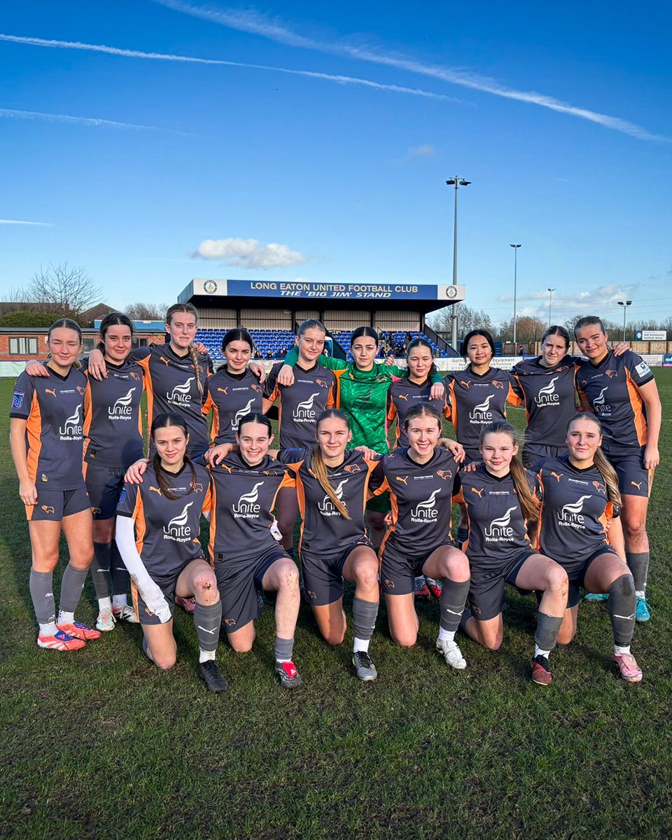 DCFCWomen's tweet photo. Derbyshire County Cup Final, here we come! 🏆

Our @DCCTOfficial Female Talent Pathway Under-21s will compete for silverware tomorrow in Ilkeston.

🆚 Chesterfield, 3pm kick-off
📍 New Manor Ground, DE7 8JF
🎟️ Adults £5, Concessions £3 https://t.co/J9wxvTasCH
