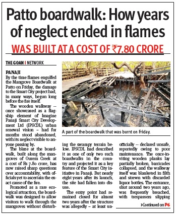thegoanonline's tweet image. THE GOAN |Patto boardwalk: How years of neglect ended in flames
Read more:tinyurl.com/33zavd9x
#Goa #News #Headlines