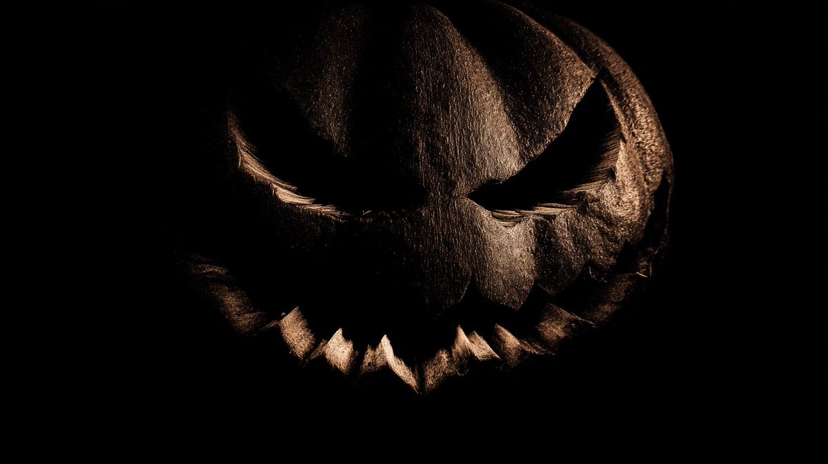 Alfred3o3's tweet image. Something wicked this way comes… 🎃

#Halloween #JackOLantern #SpookySeason #CreepyPumpkin #HalloweenVibes