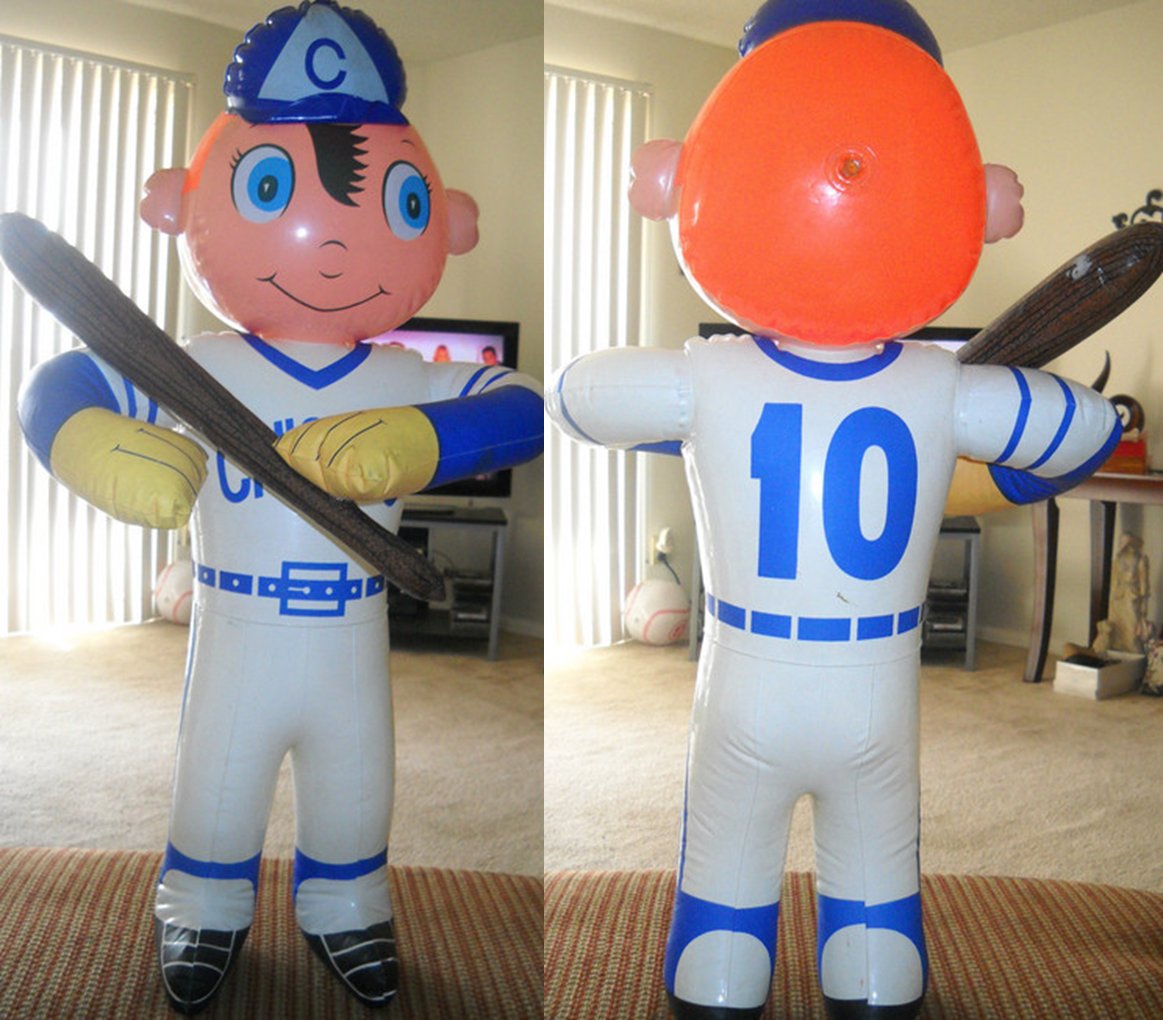 I need, nay deserve, a Ron Santo bobbleheels. To go with blowup Ronnie, obvs. <a href="/Cubs/">Chicago Cubs</a> #GoCubsGo