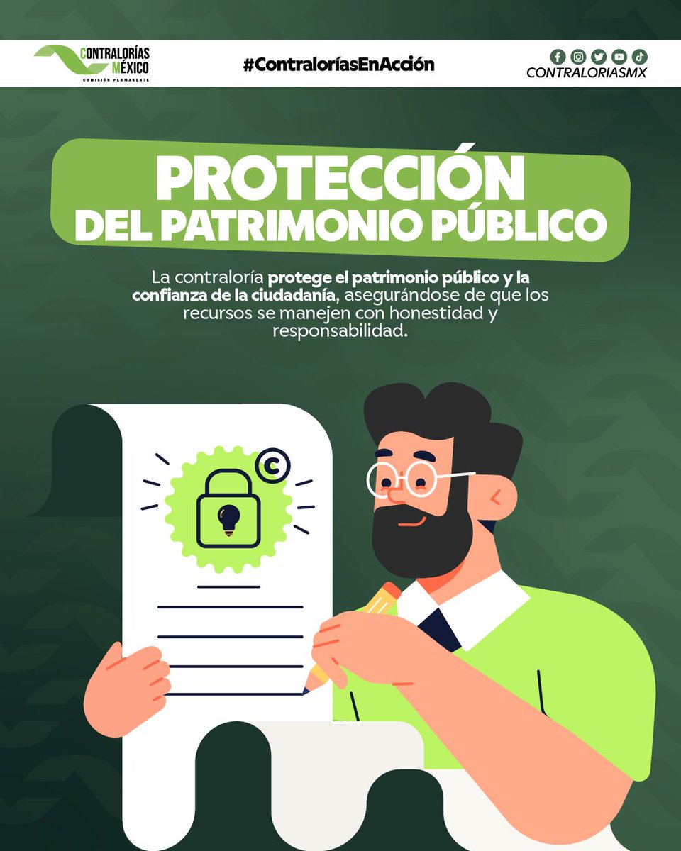 ContraloriasMX's tweet photo. ¿Sabías qué hace una Contraloría? 🤔💡

Es el órgano que se asegura de que el dinero público se use de manera correcta y responsable. 💸

🔍 ¿Qué hace? Controla que el gobierno no malgaste recursos, protege lo que es de todos y asegura que todo sea transparente.

💡 ¿Por qué importa? Porque ayuda a que todo funcione de forma justa y que el gobierno trabaje para todos. 🙌

#ContraloríasMx