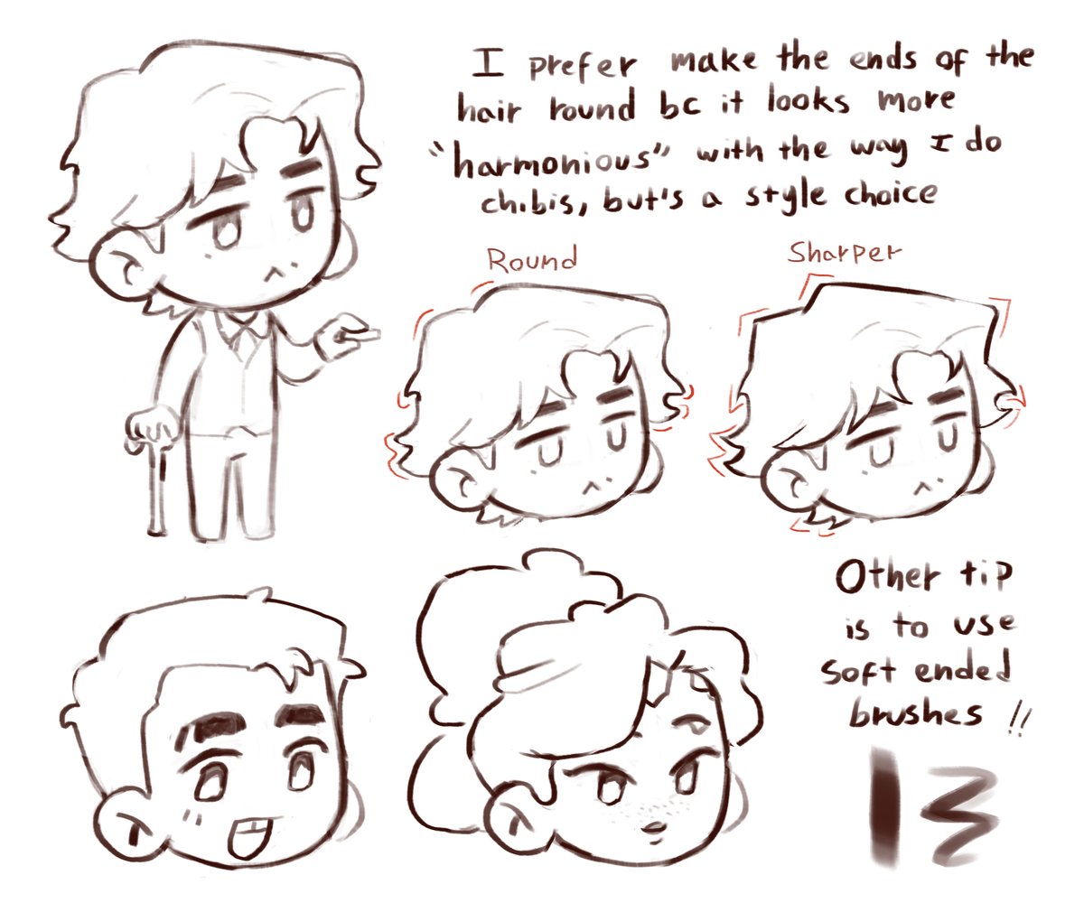 Ok so I suck at explaining art stuff....but I hope it helps in any way 😅
Basically, it's about round and curved shapes, big eyes, a big head, and a small body.
 If you want to know anything more specific, just let me know :)