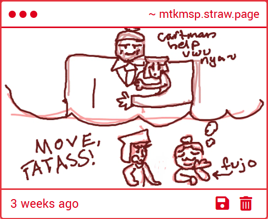 mtkmsp_straw's tweet photo. YES YES YES EXACTLY THATS EXACTLY IT IM CRYING!!!!
exactly what i imagine cartman's mind being like when he writes fanfic about them hahahahahahaha
I LOVE IT ANON TY!!!!! https://t.co/H283qZKm3f