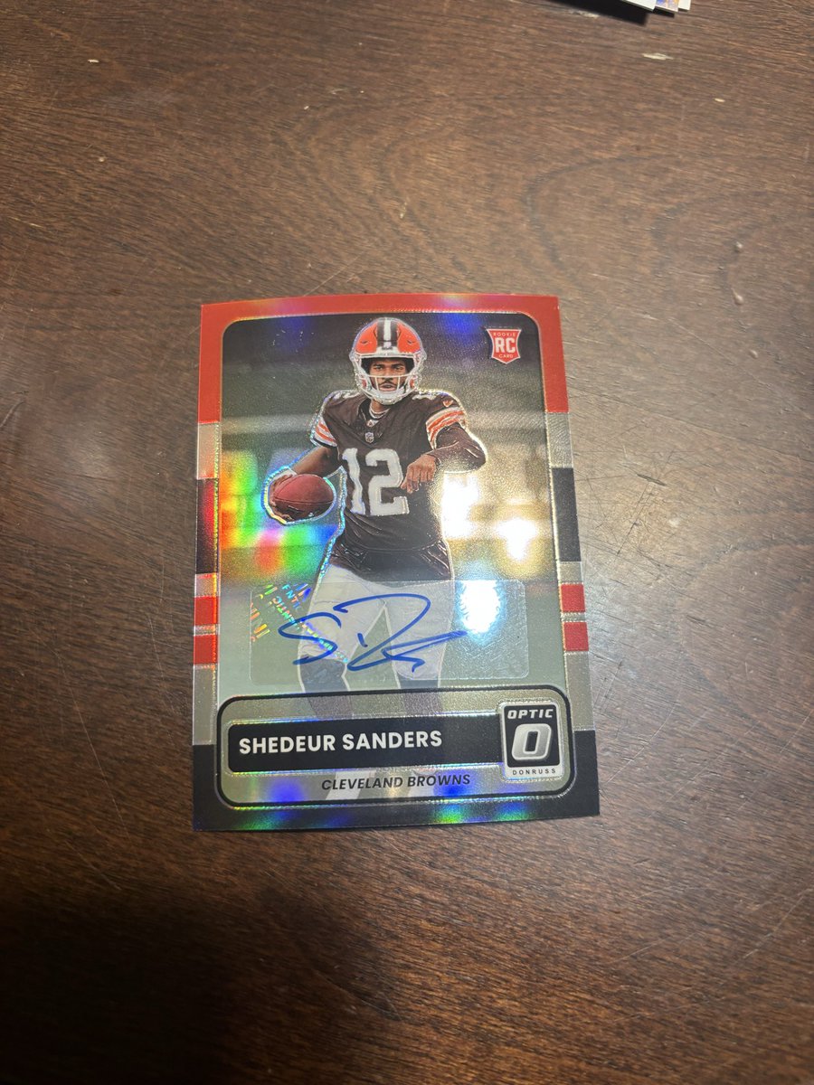 TannerWebb617's tweet photo. @CardPurchaser Ripped 2 blasters from Topps Chrome and 2 from Optic last night. Which best hit was better? Jeanty Relic /50 vs Shedeur throwback auto https://t.co/o4JG5OiMmS