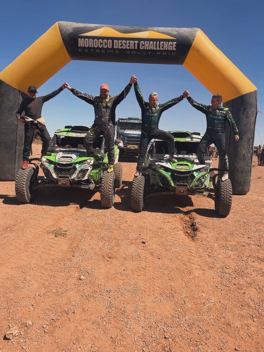 Maxxisrallyraid's tweet photo. MAXXIS RAZR RAID+ on the podium at #MDC2026 🛞🔥

🥈 P2 – #204
24h 59’ 27”
Paulo Rodrigues &amp; Fausto Mota

🥉 P3 – #230
25h 41’ 54��
Filipe Lopes &amp; Gonçalo Reid

#Maxxis #mdc2026 #rallyraid https://t.co/MAihwPQC6q