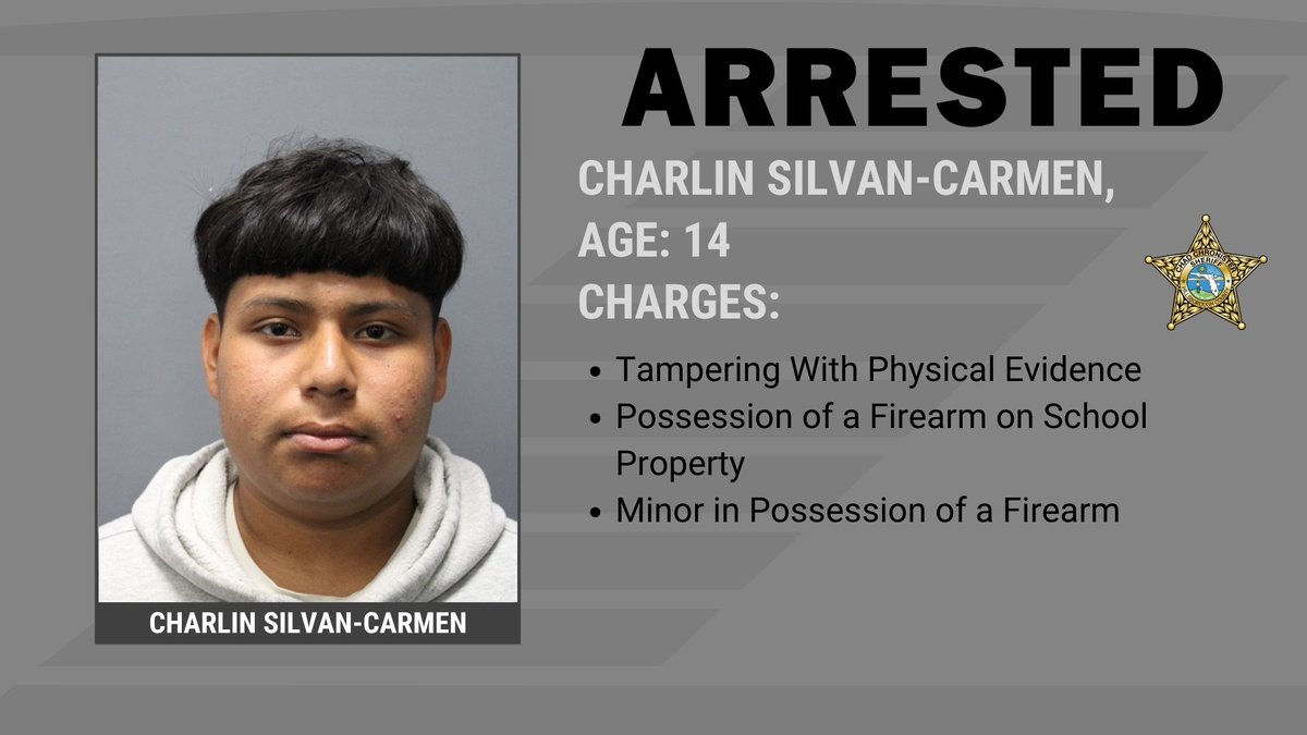 HCSOSheriff's tweet image. 🚨Four Students Arrested After Firearms Found on Campus🚨
Four Plant City High School students were arrested after an on-campus altercation led to the discovery of two firearms, one of which was loaded. During the investigation, deputies learned that two students handed off their