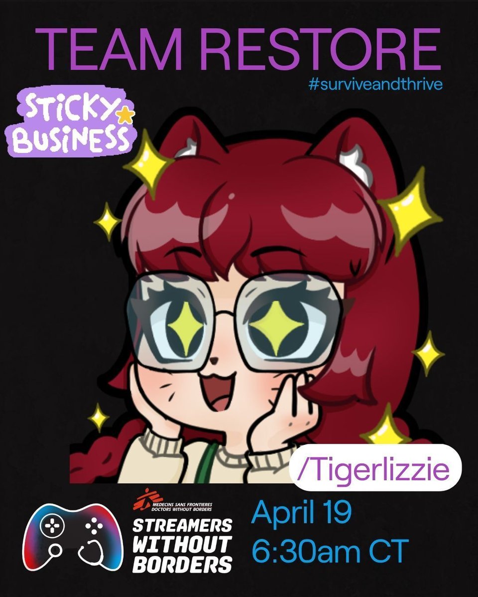 Anyone an early riser and want cozy wake up time? Join me for the final day of the DWB raid train put on by the Cutie Chas Champions. I'll be playing some more Sticky Business, it is my current favorite cozy game!