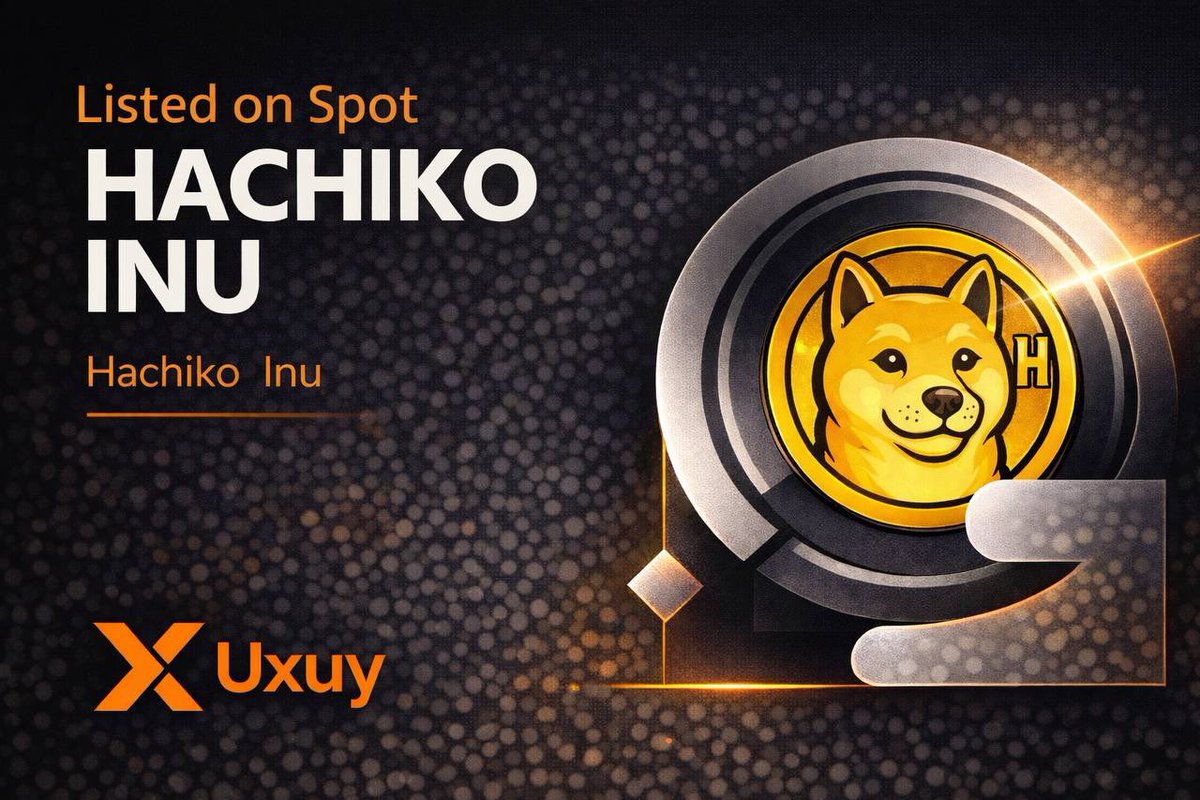 HachikoInuCTO's tweet photo. $HACHIKO 🐕 is now LIVE on Uxuy Spot.

Trade Hachiko on @uxuycom 🔥

Silent moves. Loud impact. 🐾  
No one saw it coming.

The Inu Era is ours.  
Dog szn is coming 🚀🐾 https://t.co/WzY2f0cZ4C