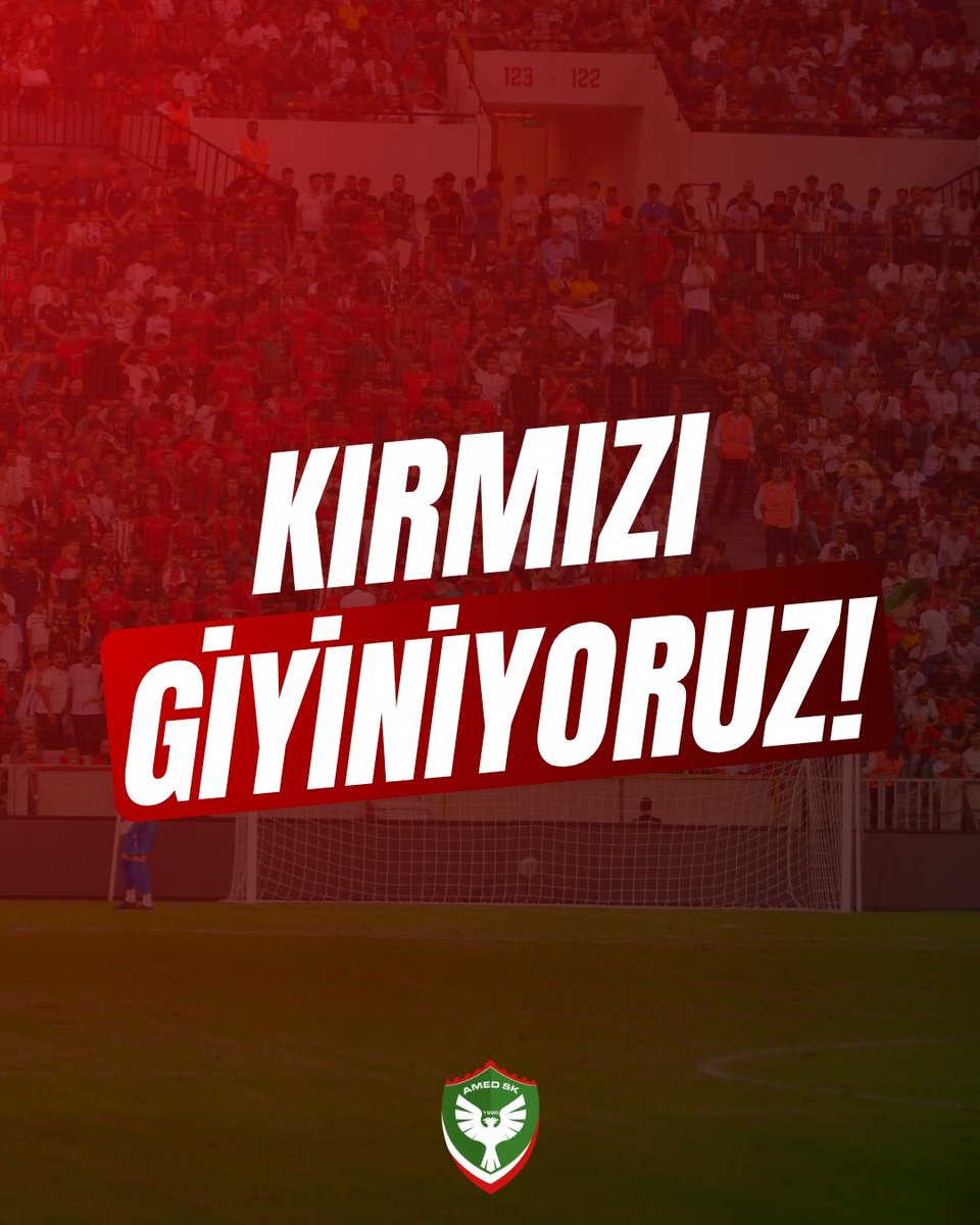 amedbarikat's tweet photo. BANDIRMA'DA KIRMIZI GİYİNİYORUZ! 🔥

Yarın Bandırma'da tek renk olacağız. Bu konuda hazırlıklarımızı tamamlamış olup münferit gelecek taraftarlarımız da kırmızı üstünü bizlerden alabilecektir. https://t.co/EeVzISPWxT