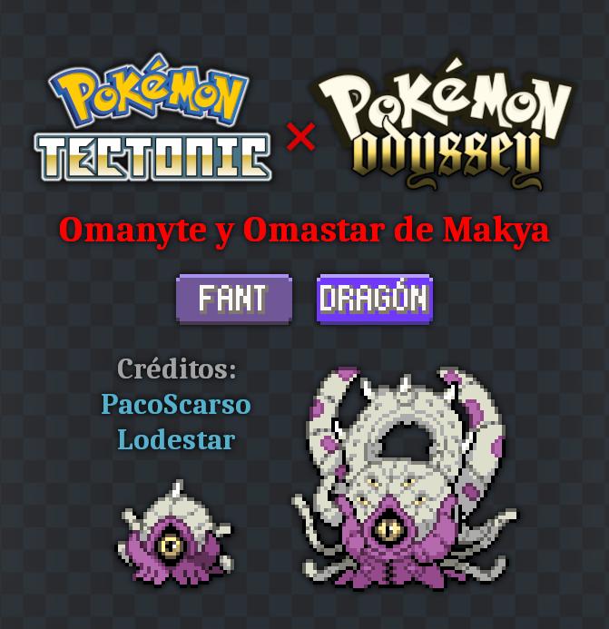 Tectonic_ES's tweet photo. Ya presentamos a Kabutops, pero su compañero tiene un origen más... peculiar.

¡Directo del mundo de Pokémon Odyssey, Omanyte y Omastar de Makya aterrorizarán a la región en la versión 3.4!

Muchas gracias a @Paco_Scarso y a Lodestar por darnos este diseño. https://t.co/p5S4Z8aMJD