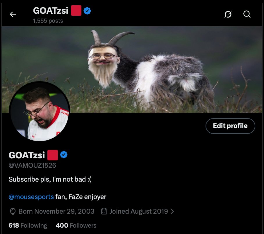 GOATzsi 🟥 tweet media