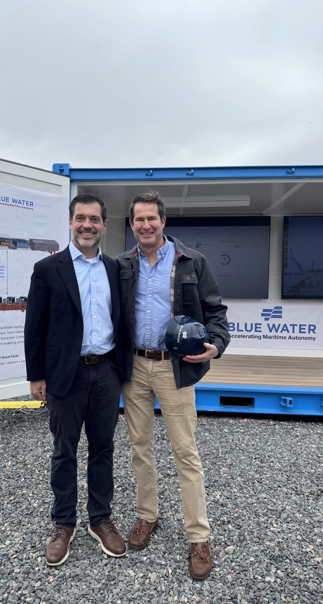 Today, we hosted <a href="/RepMoulton/">Rep. Seth Moulton Press Office</a> to our test site in New Bedford, MA. 

Seth checked out our 170 ton autonomous test vessel, inspected an unmanned ship engine room, and talked about his Navy modernization priorities. 

Massachusetts’ ecosystem - from robotics engineers in Boston and