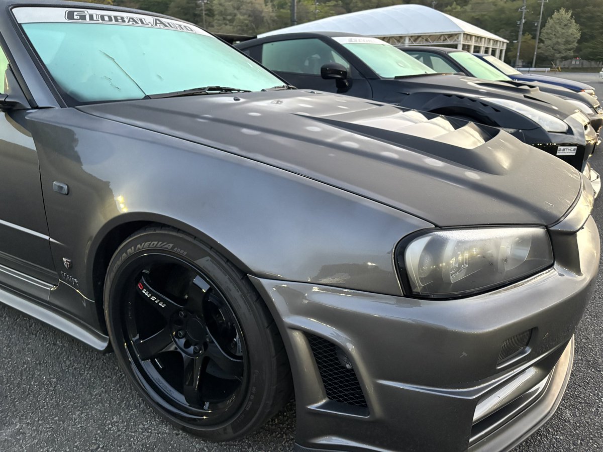 シン・コンテンツ『JDM CHRONICLE』はイベント広場にて。300台以上の