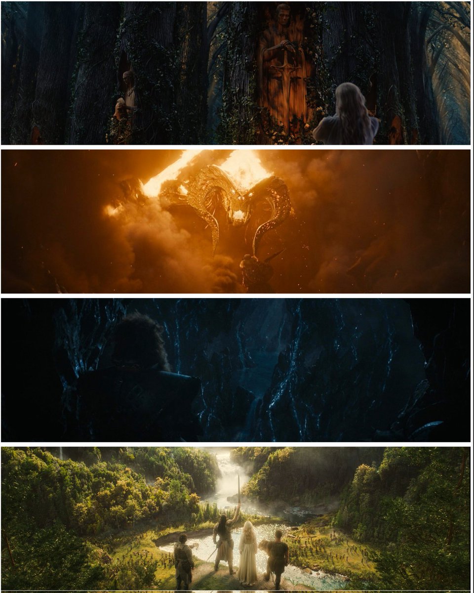 FellowshipFans's tweet image. From the harbours of Númenor and the sacred groves of Lindon, to the heart of Eregion and the depths of Khazad-dûm, join us on our latest journey as we explore the sacred spaces of Middle-earth in The Rings of Power.

#TheRingsofPower #RoPendices #Tolkien