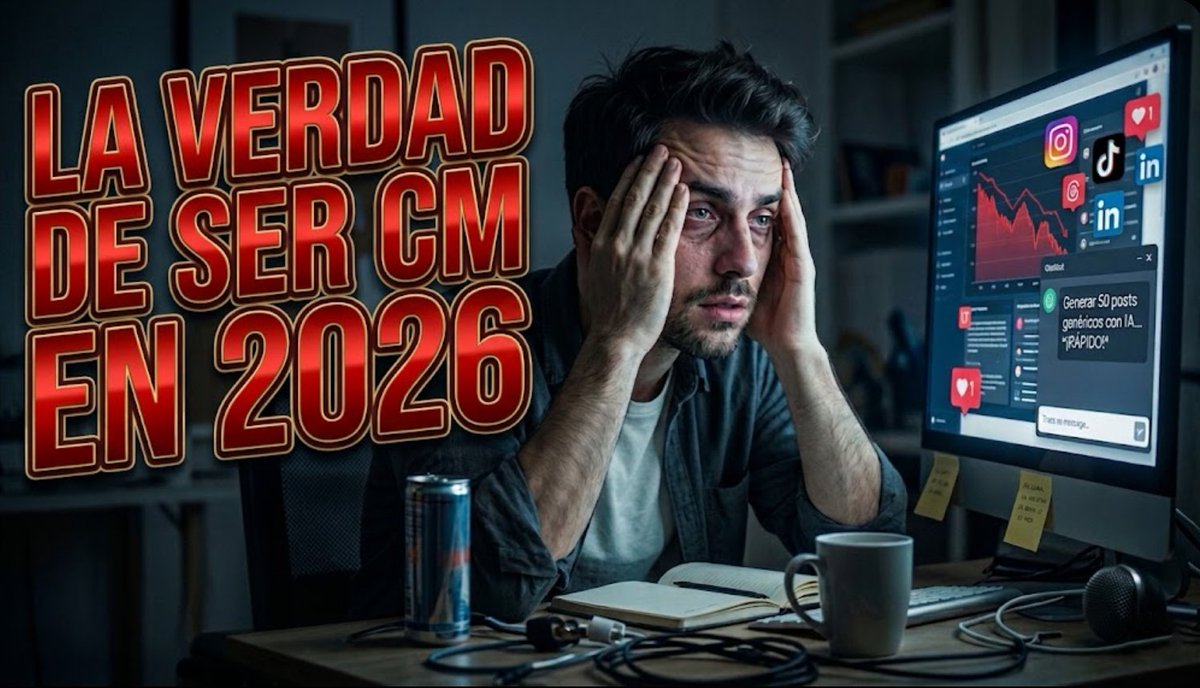 SoyJavierLeal's tweet image. Mañana a las 12:03 se acaba el romanticismo.

Si eres CM o crees que el marketing digital es solo "hacer posts bonitos", este vídeo te va a doler. Pero es el diagnóstico que el sector necesita en 2026. 👔🔥

El estreno aquí 👇 youtu.be/RDHzSeeLmuI

#podcast