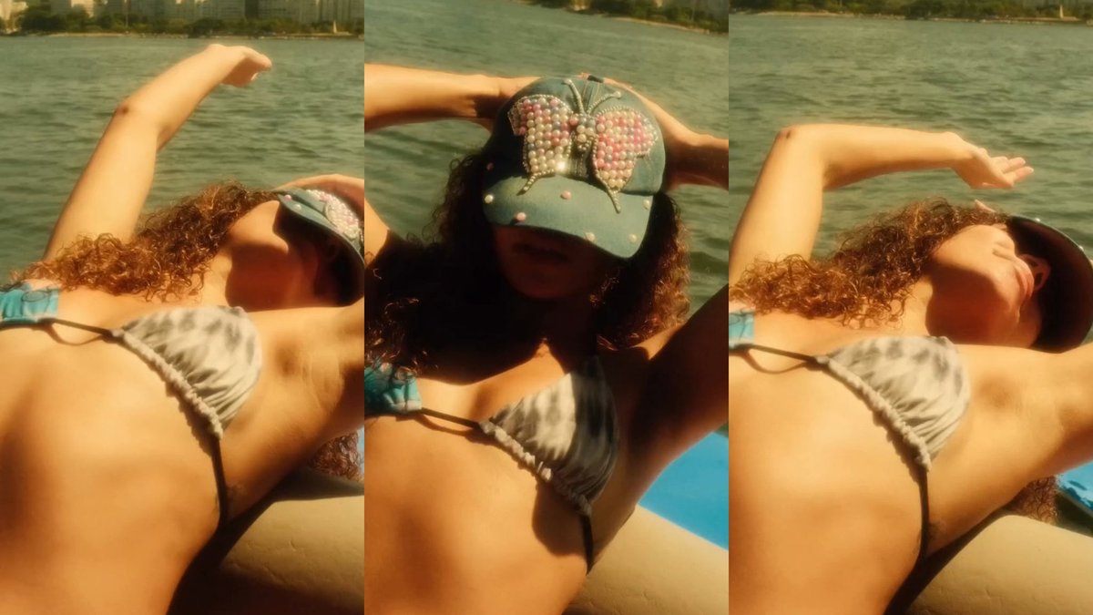 Onça tomando sol 💛