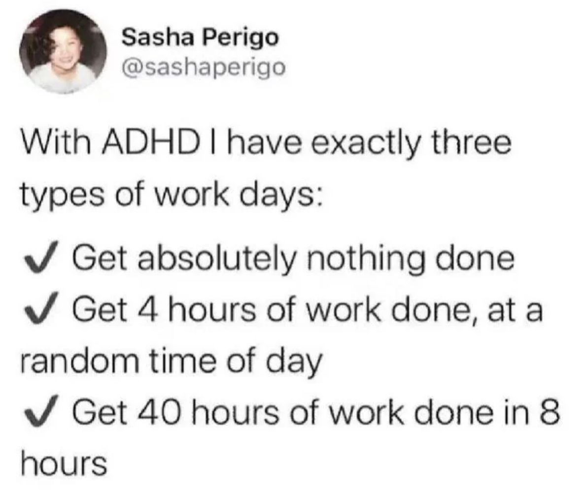 ADHD Memes tweet media